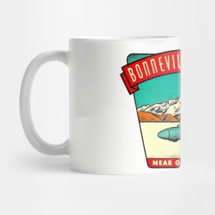 Bonneville Salt Flats Utah Vintage Mug